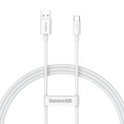 Кабел Baseus Superior Series USB-А към USB-C 65W 1м CAYS000902 - бял