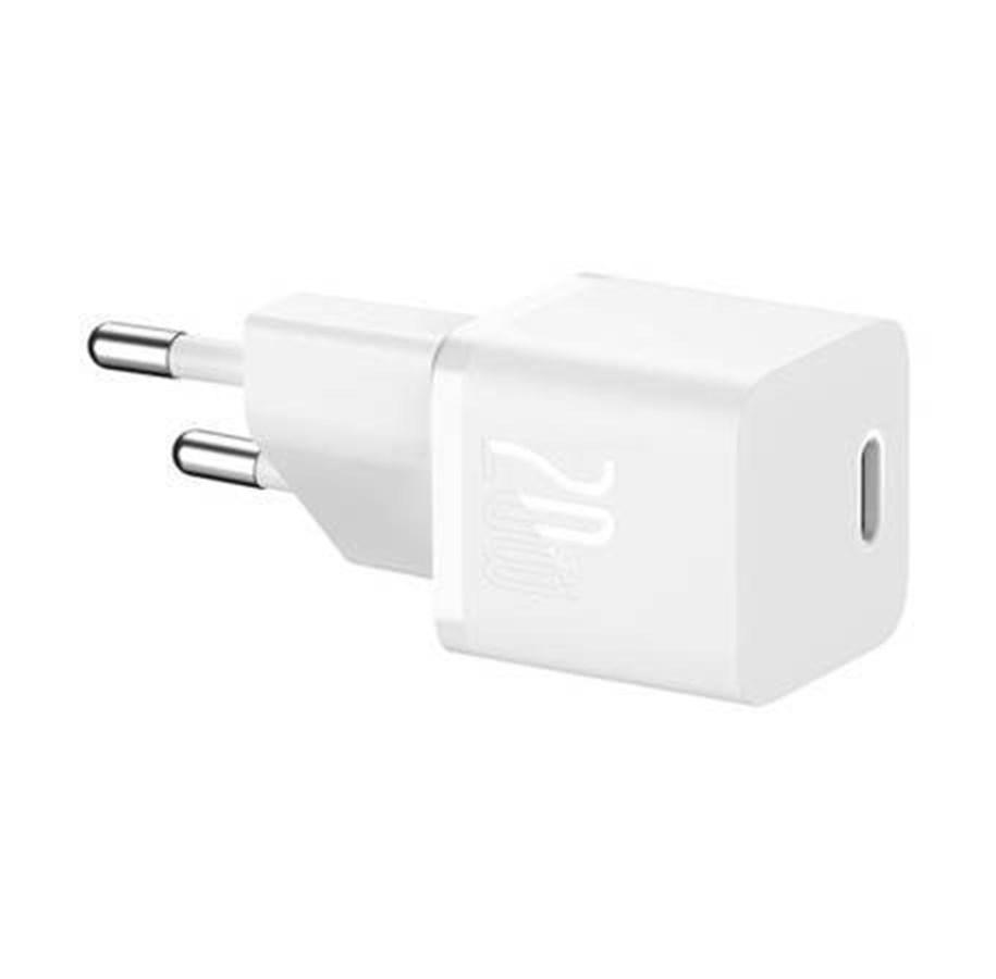 Зарядно устройство Baseus GaN5 20W мини USB-C, 20W CCGN050102 - бяло