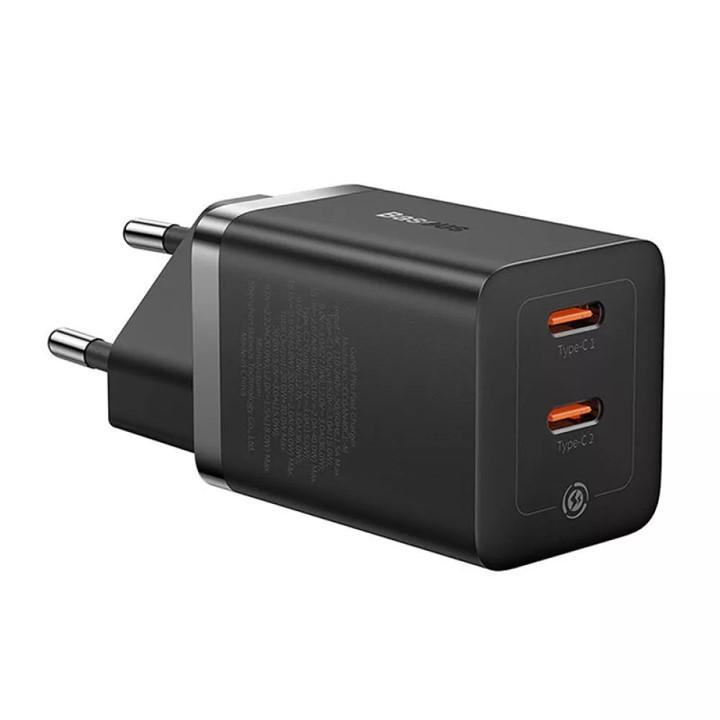 Зарядно устройство Baseus GaN5 Pro 2xUSB-C 40W CCGP180101 - черно