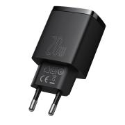 Зарядно устройство Baseus USB към USB Type C 20W 3A Quick Charge 3.0 CCXJ-B01 - черно