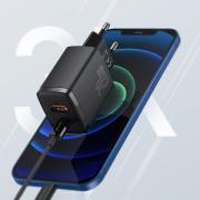 Зарядно устройство Baseus USB към USB Type C 20W 3A Quick Charge 3.0 CCXJ-B02 - бяло
