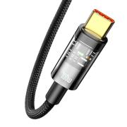 Кабел Baseus CATS000201 USB към USB Type C 100W 1м - черен