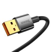 Кабел Baseus CATS000201 USB към USB Type C 100W 1м - черен