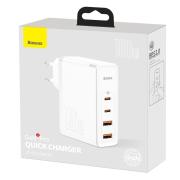 Зарядно устройство Baseus GaN2 Pro 2x USB Type-C / 2x USB 100W CCGAN2P-L02 - бял