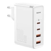 Зарядно устройство Baseus GaN2 Pro 2x USB Type-C / 2x USB 100W CCGAN2P-L02 - бял