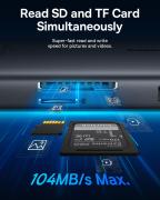 USB хъб Baseus Metal Gleam Series II 11-в-1 USB Type C към HDMI, DisplayPorts, USB-A x 2, USB-C PD, SD/TF B00061801123-00