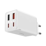 Зарядно устройство Baseus GAN6 Pro, 2xUSB-C + 2xUSB, 65W P10162701213-00 - бяло