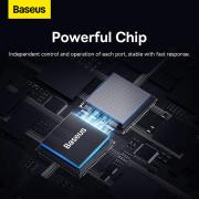 USB хъб Baseus UltraJoy 4 в 1, USB Type-C към 3 x USB 3.0 и 1 x RJ45 B0005280A813-00 - сив