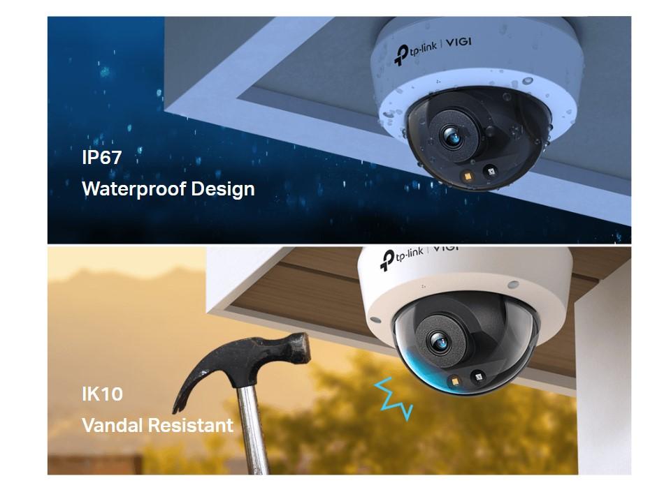 3MP пълноцветна куполна мрежова камера TP-Link VIGI C230(4mm)