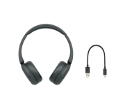 Безжични слушалки Sony Headset WH-CH520 - черни