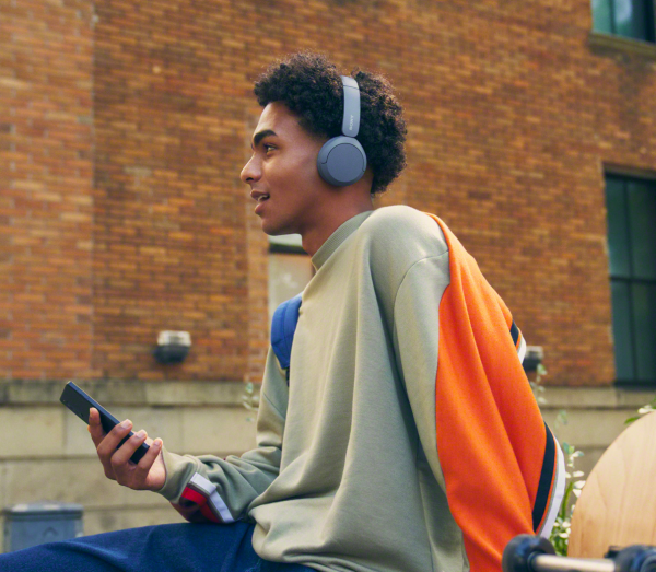 Безжични слушалки Sony Headset WH-CH520L - сини