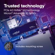 SSD диск 2TB Crucial P3 Plus PCIe M.2 2280 CT2000P3PSSD8