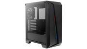 Кутия за настолен компютър Aerocool Cylon Pro RGB прозрачен панел от закалено стъкло CYLON-PRO-G-BK-V2 - черна