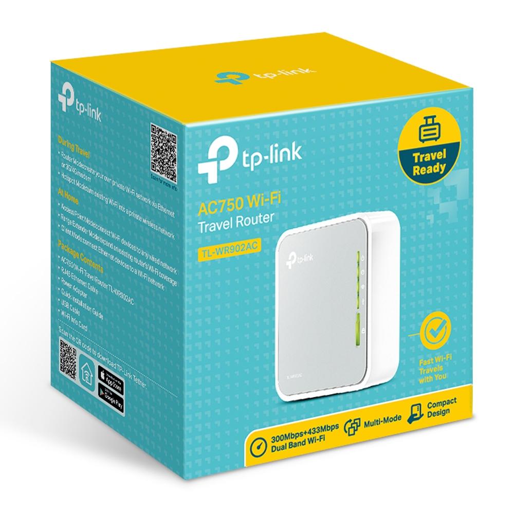 Преносим рутер TP-Link TL-WR902AC AC750