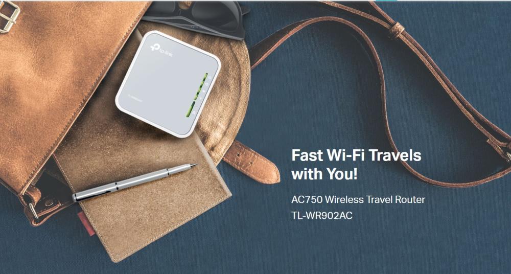 Преносим рутер TP-Link TL-WR902AC AC750