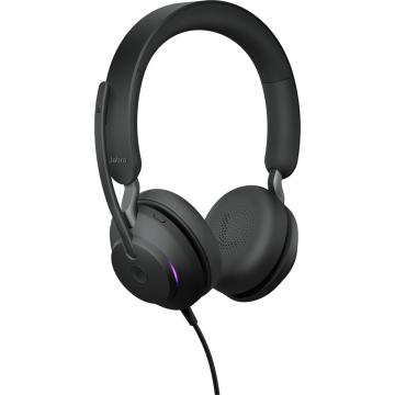 Професионални слушалки JABRA Evolve2 40 SE Стерео USB-A, MS 24189-999-999 - черен