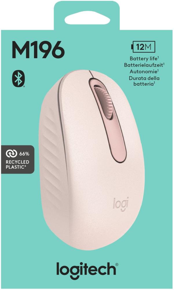 Bluetooth мишка Logitech M196 910-007461 - розова