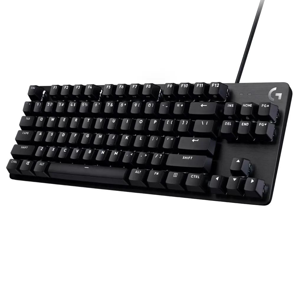 Кабелна механична игрална клавиатура с тактилни превключватели Logitech G413 TKL SE 920-010446 - черна