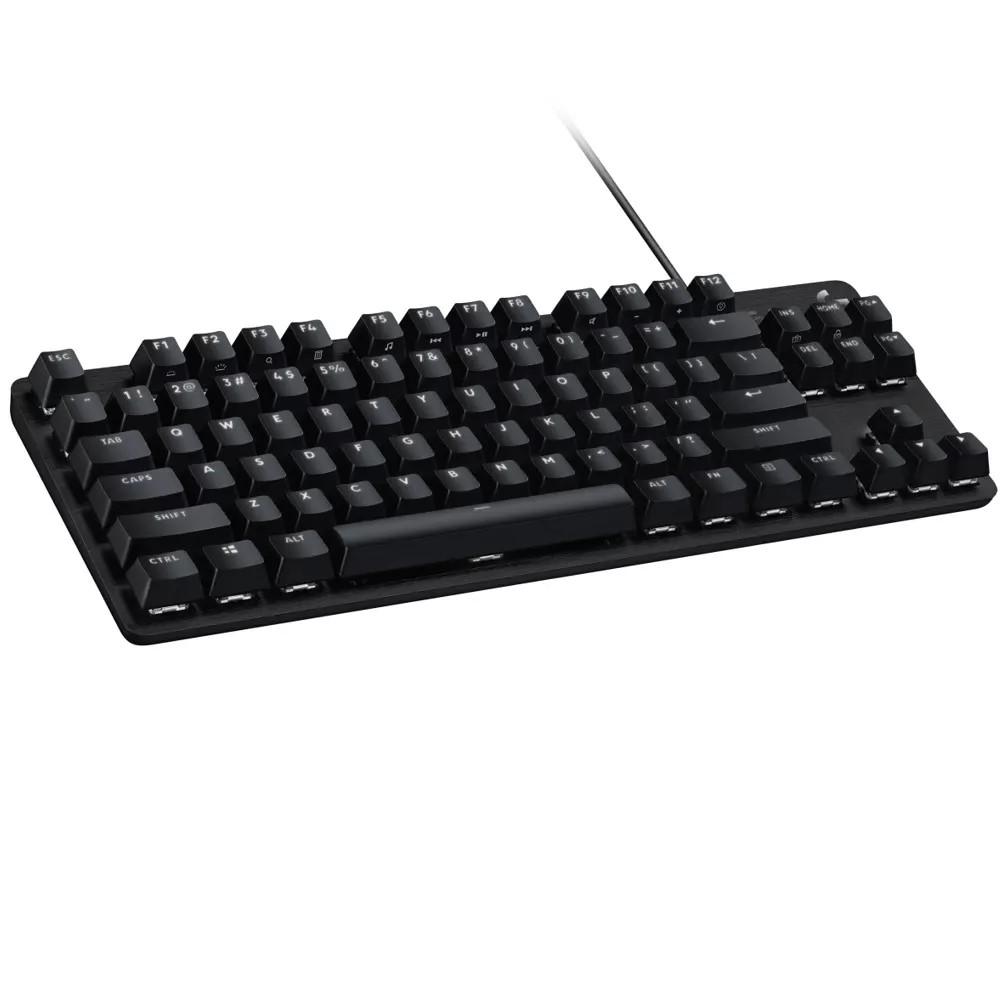 Кабелна механична игрална клавиатура с тактилни превключватели Logitech G413 TKL SE 920-010446 - черна