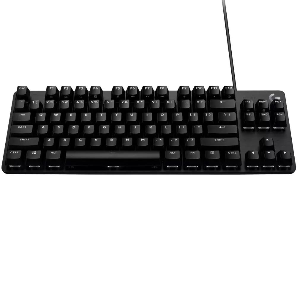 Кабелна механична игрална клавиатура с тактилни превключватели Logitech G413 TKL SE 920-010446 - черна