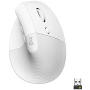 Безжична вертикална ергономична мишка Logitech Lift Bluetooth 910-006475 - бяла