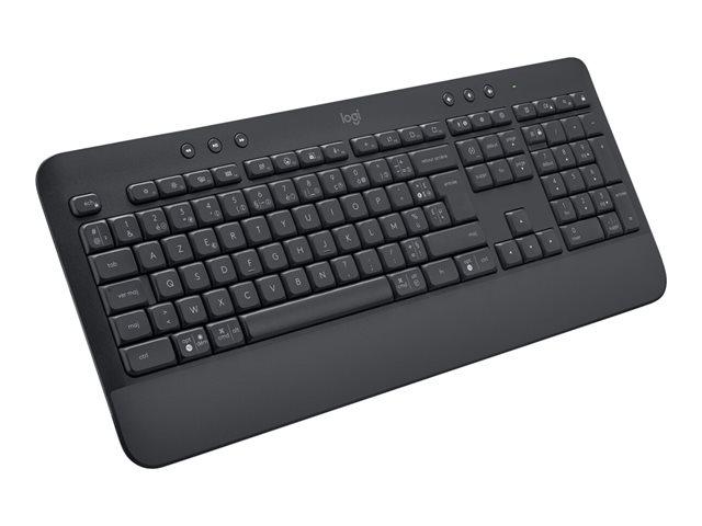 Безжична клавиатура Logitech Signature K650 920-010945 - сив