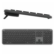 Безжична и Bluetooth клавиатура и мишка Logitech Combo MK950 Signature Slim, графит