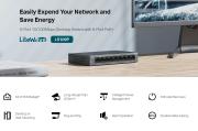 Комутатор TP-Link LS109P 9-портов 10/100Mbps с 8-портов PoE+