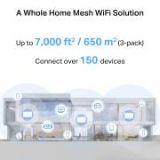 Безжична Wi-fi 7 Mesh система Mercusys Halo H27BE(3-pack) BE3600