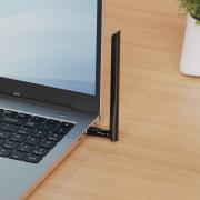 Безжичен USB адаптер с високо усилване Wi-Fi 6 Mercusys MA14H AX300