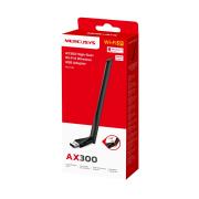 Безжичен USB адаптер с високо усилване Wi-Fi 6 Mercusys MA14H AX300