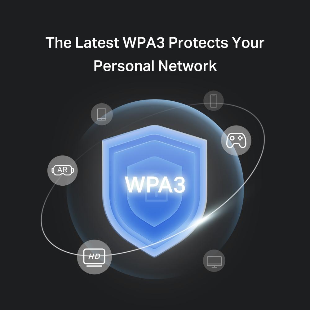 Безжичен USB адаптер с висок коефициент на усилване Mercusys MA37BEH BE6500 Wi-Fi 7