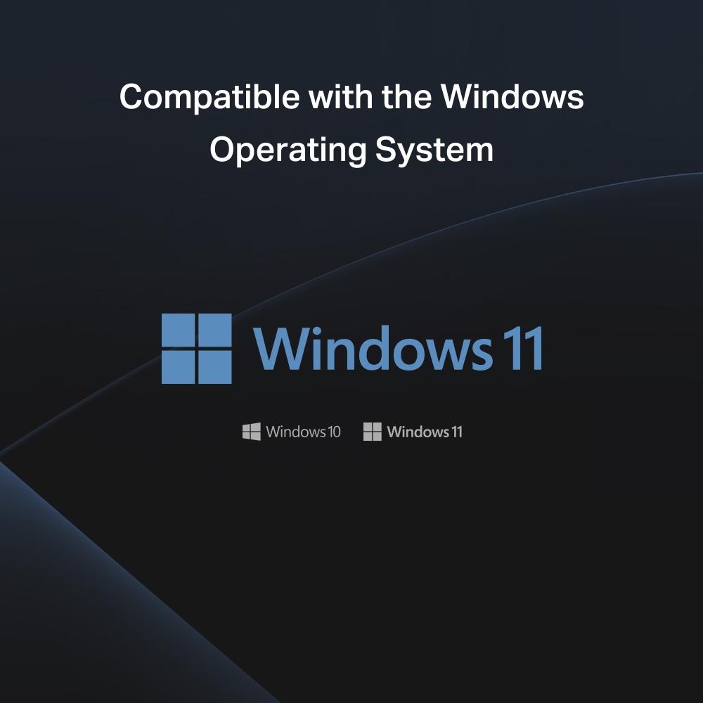 Безжичен USB адаптер с висок коефициент на усилване Mercusys MA37BEH BE6500 Wi-Fi 7