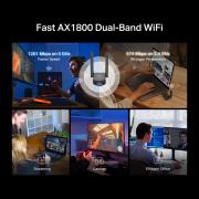 Безжичен 2-лентов USB адаптер с висок коефициент на усилване Mercusys MA72XH AX1800