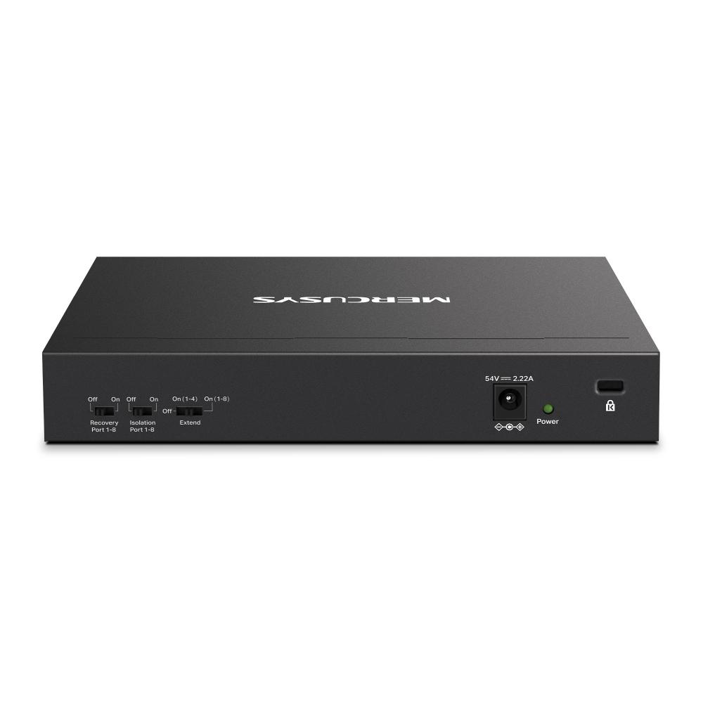 10-портов Gigabit Desktop комутатор с 8-Port PoE+ Mercusys MS110CMP