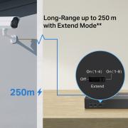 8-портов 10/100 Mbps + 2-портов Gigabit Desktop комутатор Mercusys MS110CP с 8 PoE+ порта