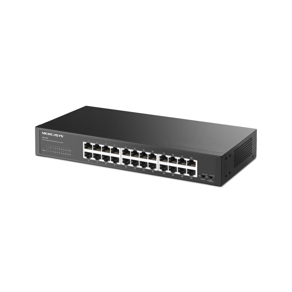 24-портов Gigabit Desktop/Rackmount комутатор Mercusys MS124GS