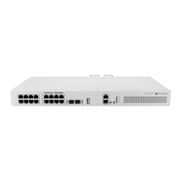 19-портов Gigabit комутатор MikroTik CRS418-8P-8G-2S+RM