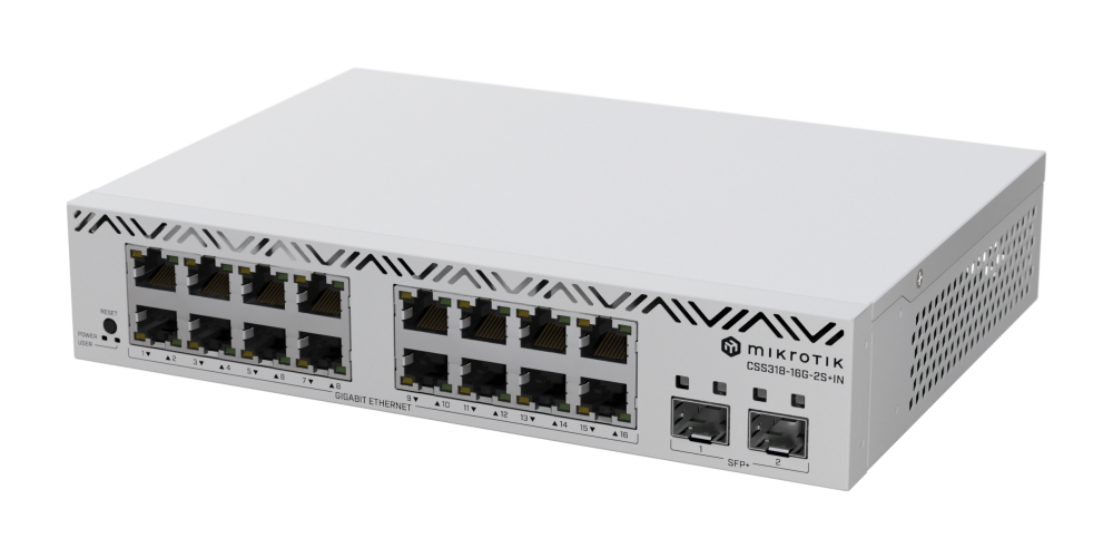 Cloud Smart Switch MikroTik CSS318-16G-2S+IN