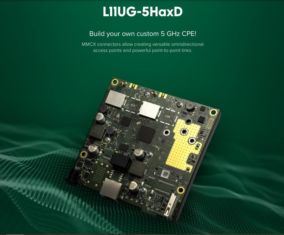 Дънна платка за рутер MikroTik  L11UG-5HaxD