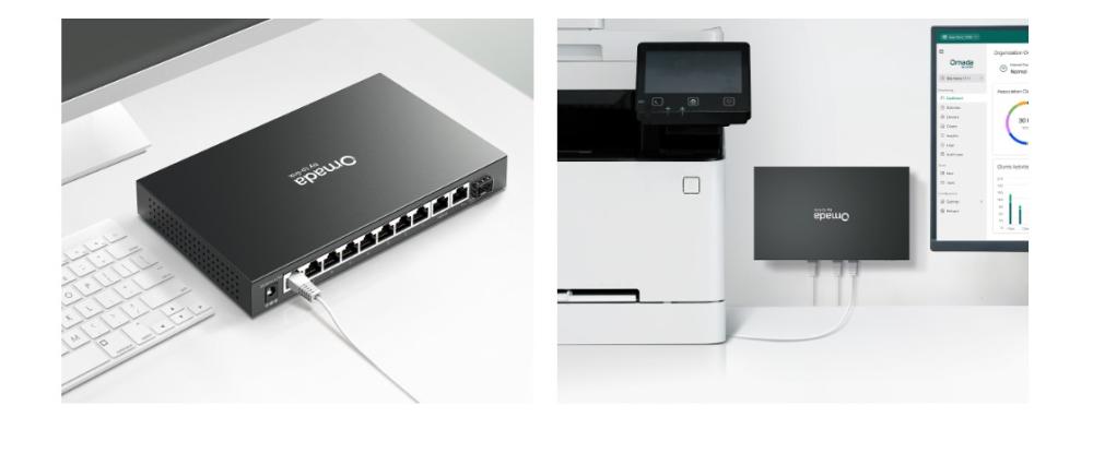 10-портов Gigabit Easy Managed комутатор TP-Link Omada ES210GP с 8-портов PoE+