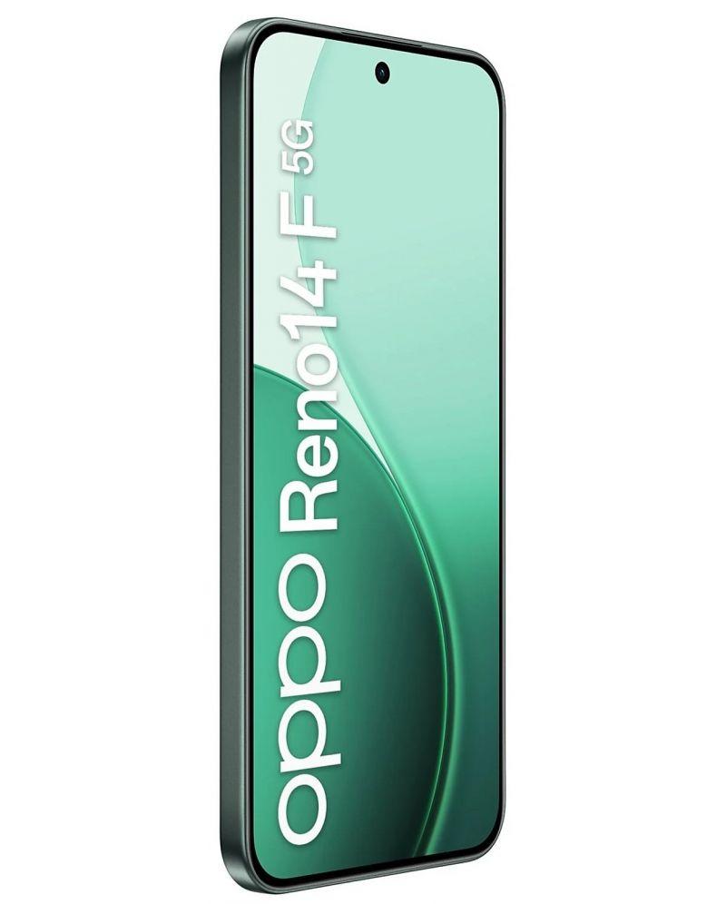 Мобилен телефон Oppo Reno 14 F Luminous Green 8+256GB