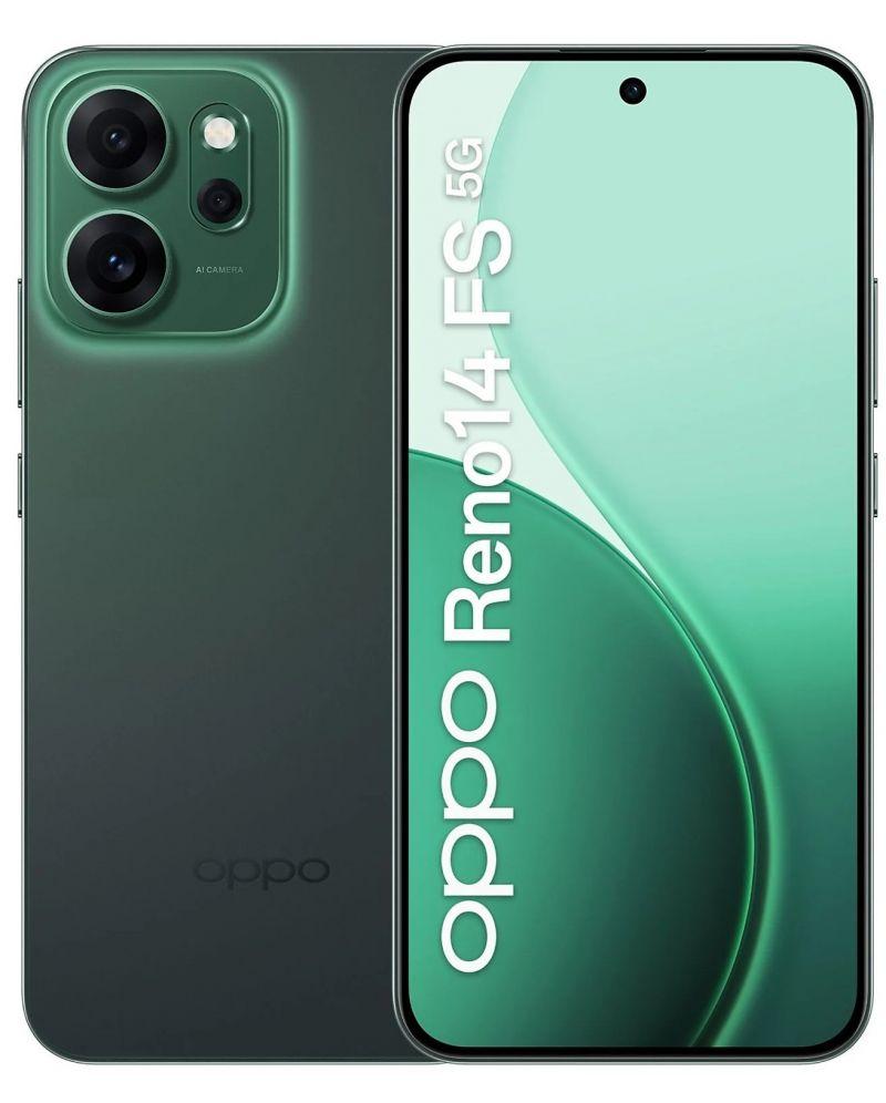Мобилен телефон Oppo Reno 14 FS Luminous Green 12+512GB