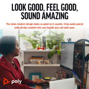 Слушалки HP Poly Blackwire 3320 Stereo Microsoft Teams Certified USB-C +USB-C/A адаптер 8X220AA