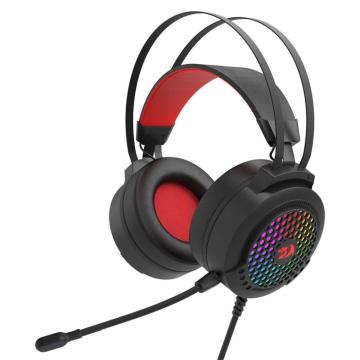 Геймърски слушалки Redragon Carmen H261 с RGB осветление - черни