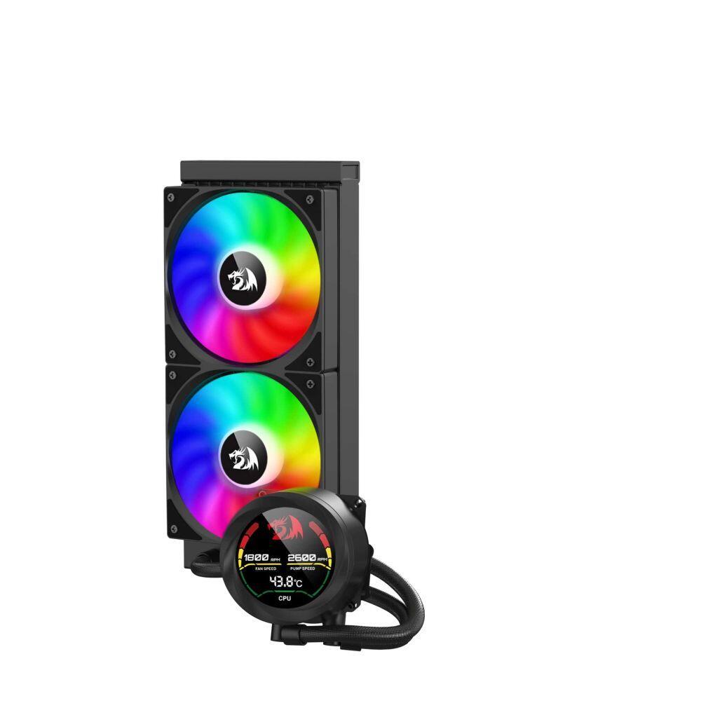 Водно охлаждане с дисплей и aRGB осветление за Intel/AMD процесори Redragon CCW-1019