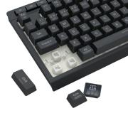 Геймърска клавиатура Redragon Crescent Pro K524RGB-PRO с кабел и безжична Bluetooth, RGB осветление - черна