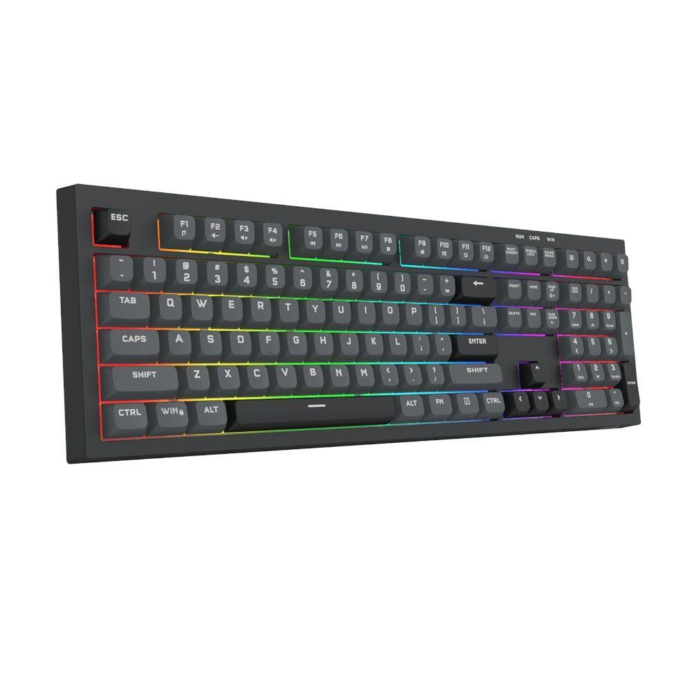 Геймърска клавиатура Redragon Crux K518-RGB-GB с RGB осветление - черна