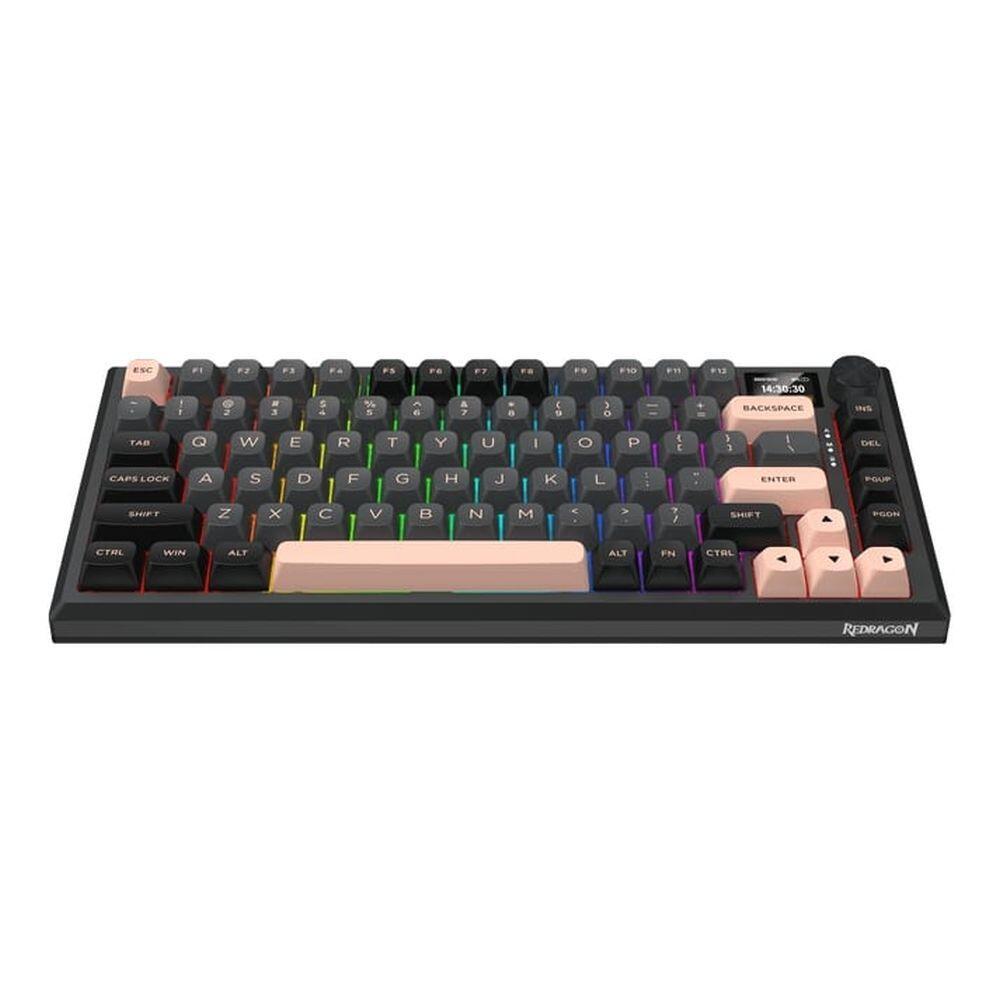 Геймърска механична клавиатура Redragon Eclipse Pro K720GBP-RGB-PRO с Bluetooth и безжична връзка и RGB осветление