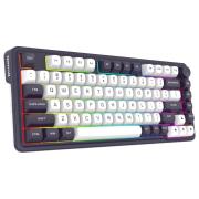 Геймърска механична клавиатура Redragon Finke K715 с Bluetooth и кабел, RGB осветление - черно/бяло